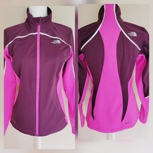 The North Face The Flight Series Zip Up Windstopper Pink Purple Jacket Medium